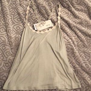 Sea foam green Daisy summer tank